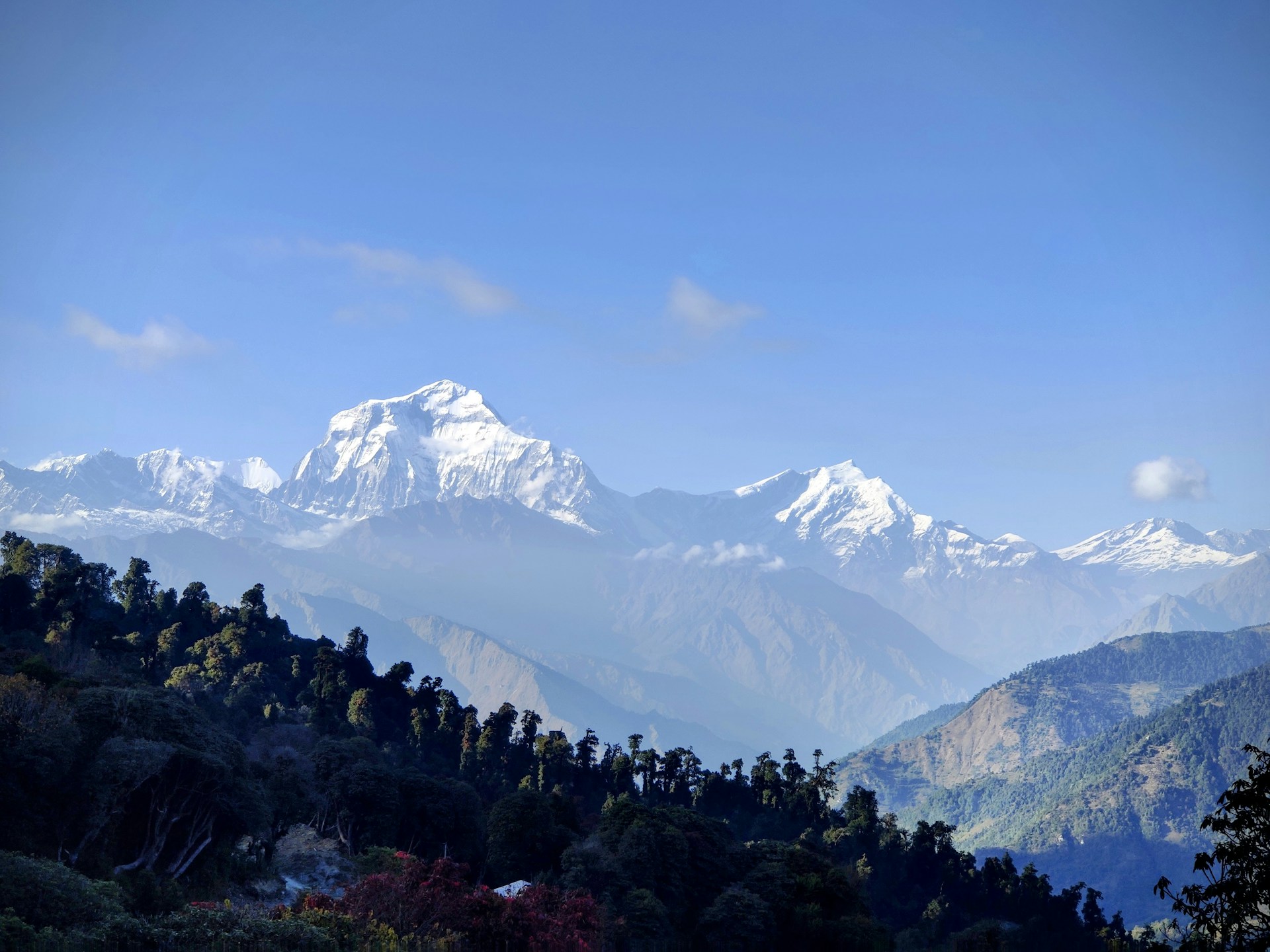 Dhaulagiri Circuit Trek location Nepal